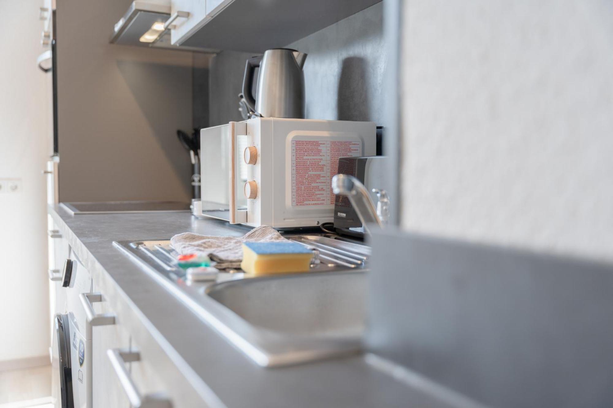 Modernes Apartment In Top Lage Komfortabel Eingerichtet Mit Arbeitsplatz Und Kueche - Geibelsuite Hanôver Exterior foto